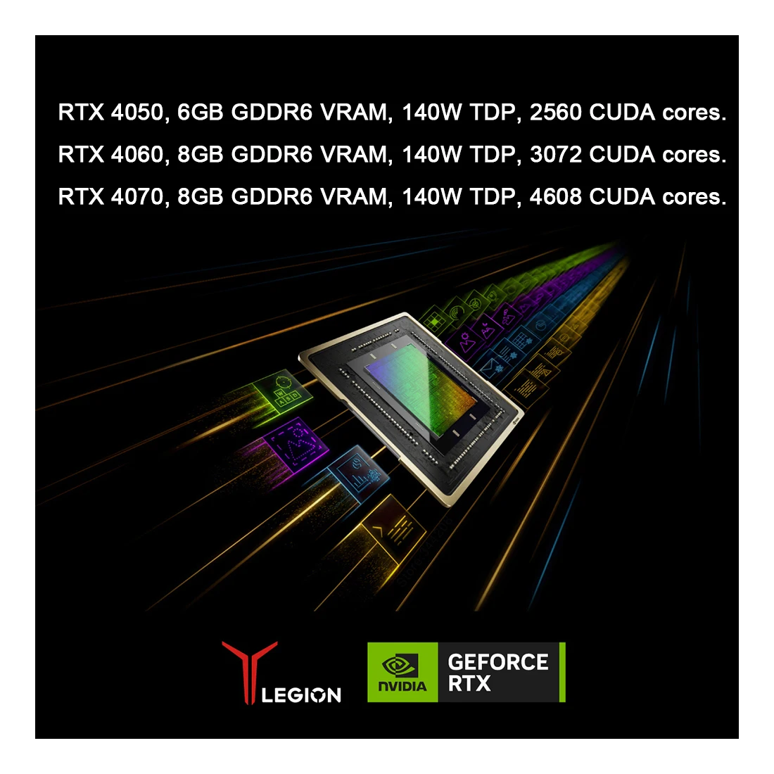 Lenovo Gaming Laptop LEGION Y7000P (5i Gen 9) 2024 Intel i7 14650HX NVIDIA RTX 4050 4060 4070 16 "Polegada 2.5K Computador PC Notebook - Image 3