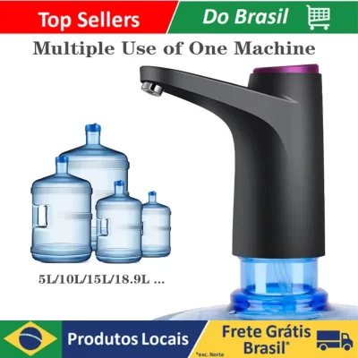 Brasil Dispensador de água mini USB automático distribuidor de água elétrica garrafa galão bomba dispensador de água