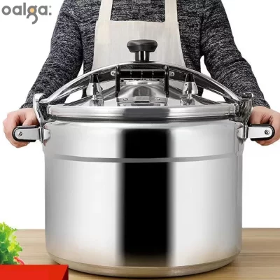 Panela De Pressão De Grande Capacidade Comercial, Stew Pot, Panelas De Cozinha, 80L, 100L, 135L