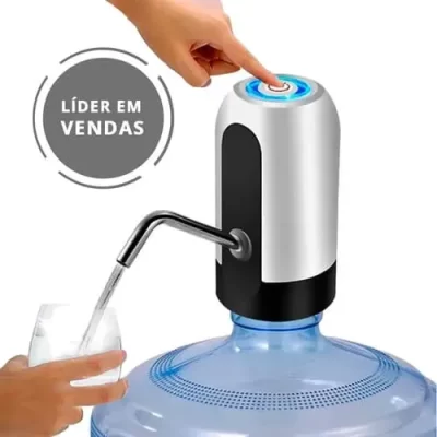 Dispensador Bomba Elétrica Automática para Galão de Água Recarregável