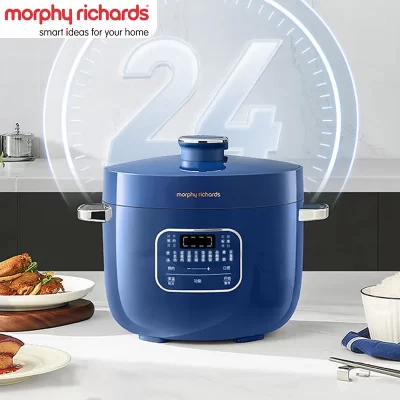 MOPRHY RICHARDS Panela de Pressão Elétrica, Fogão de Arroz Saudável, Forro De Esmalte Esmalte, 2.5L, Fit para 1-5 Pessoa, MR8701