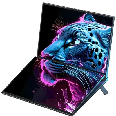 Notebook de tela dupla com Wi-Fi, Intel i5-12450H, Win 11, 2 x DDR4, M.2 2280 SSD, BT, 16 polegadas, computador portátil