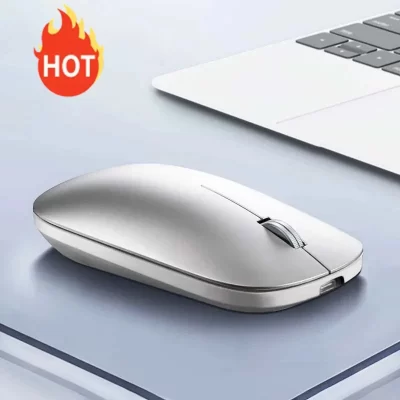 Xiaomi mijia bluetooth sem fio mudo mouse modo duplo dpi ajustável 2.4g tipo c recarregável ergonômico portátil escritório mouse