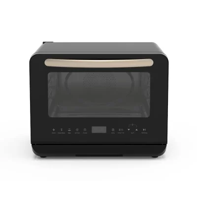 Multifunções de plástico Digital Air Fryer, forno a vapor digital, tela sensível ao toque, 220V Combo, mini forno elétrico
