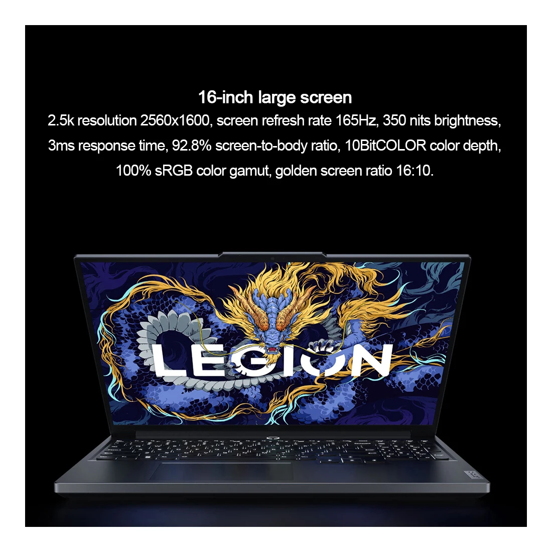 Lenovo Gaming Laptop LEGION Y7000P (5i Gen 9) 2024 Intel i7 14650HX NVIDIA RTX 4050 4060 4070 16 "Polegada 2.5K Computador PC Notebook - Image 5