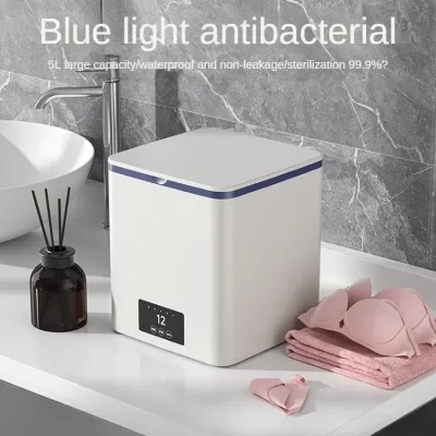 Máquina de lavar roupa íntima totalmente automática, meias pequenas, máquina de lavar e secar