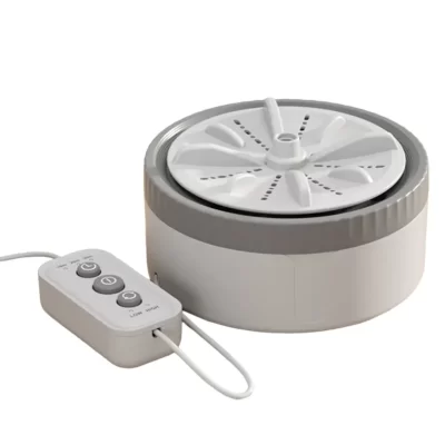Máquina de lavar roupa compacta automática, turbina recarregável por usb, economia de espaço, desligamento automático, viagem, apartamento