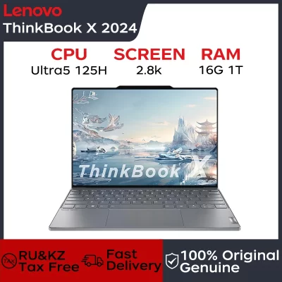 Lenovo Laptop Thinkbook X 2024 AI 13.5 “2.8K 120Hz Intel Core Ultra 5 125H/Ultra 9 185H 16G/32GB 8400MHz RAM PCIE4.0 Notebook PC