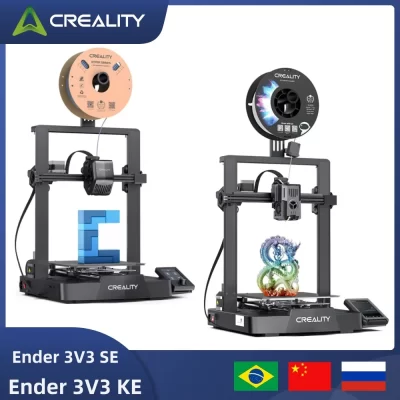 Creality ender 3v3 se/ ender 3v3 ke impressora 3d velocidade de impressão mais rápida sprite extrusão direta dupla eixo z display iu nivelamento automático