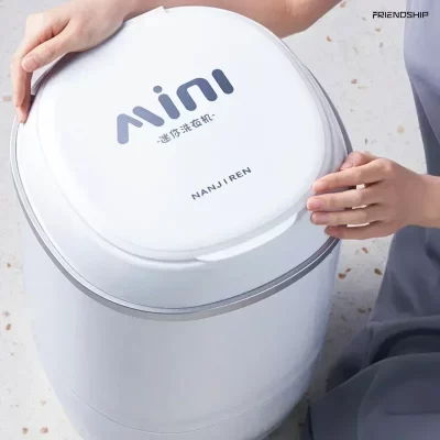 Máquina de lavar, portátil, máquina de lavar automática, doméstica, pequena, lavagem integrada, meia íntima, fantástica