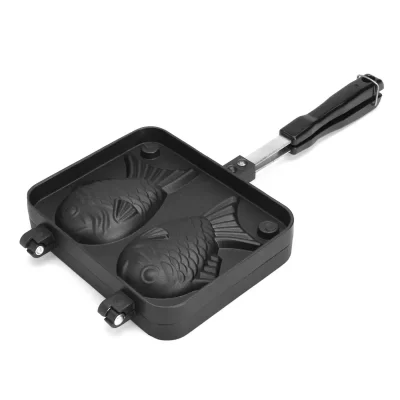 Peixe antiaderente em forma de Waffle Pan, Bakeware, Sobremesa Cooking Plate, Bakeware para Buscuit, Bolo, Bakeware, DIY, Taiyaki, Casa, Cozinha