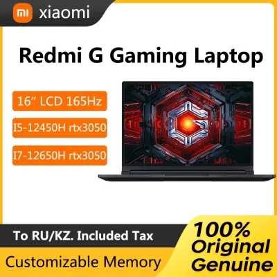 Xiaomi redmi g 2022 laptop para jogos 16 tamanhos 2.5k 165hz tela notebook i7-12650H rtx3050ti 16gb ddr5 512gb ssd computador para jogos pc