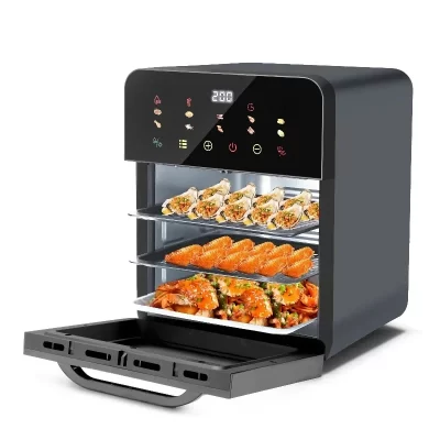 Forno de fritadeira de ar inteligente 20L Suporte digital Serviço personalizado Forno de fritadeira quente com janela de observação