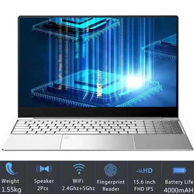 Portátil Intel portátil, 15.6 Polegada, Windows 11, 10 Pro, 1920x1080, D4, 12G RAM, 128GB, 256GB, 512GB, 1TB SSD, Porta HDMI, Barato