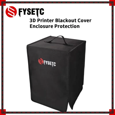 Fysetc capa protetora contra poeira para impressora de nylon, à prova d'água, pano de mesa para cadeira, 34x34x53cm, para impressora 3d, gabinete de cobertura blackout