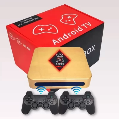SEM FIO-Retro Video Game Box, Caixa de Jogos, Jogos, 2 Jogos, Jogos,, 64GB