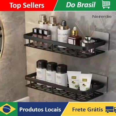 Suporte De Shampoo Prateleiras De Banheiro Sem Furo Premium - Neverdie Store