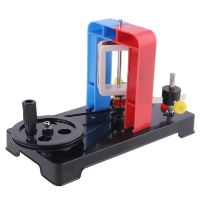 Modelo de gerador de eletricidade manual diy, gerador de indução eletromagnética de faraday, brinquedos educativos para experimento de indução