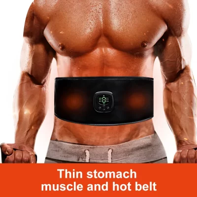 Estimulador Muscular Abdominal Trainer, EMS, Abs Equipamentos De Fitness, Equipamento De Treinamento, Emagrecimento Aquecimento, Cinto De Sauna, Exercício em Home Gym