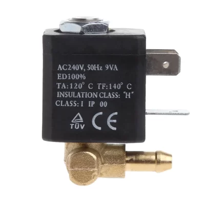 Válvula solenoide da água, gerador de ar, de bronze, 220v-240v