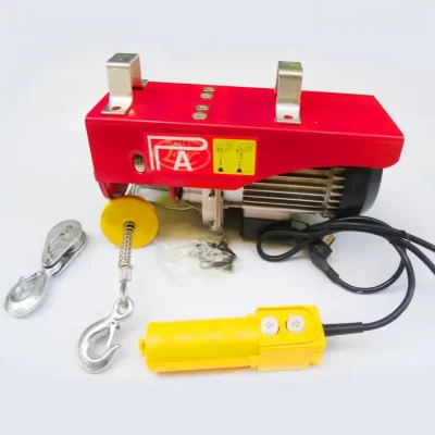 100/200kg guincho elétrico forte qualidade handhold portátil oficina do guincho garagem pórtico grua de levantamento 220v