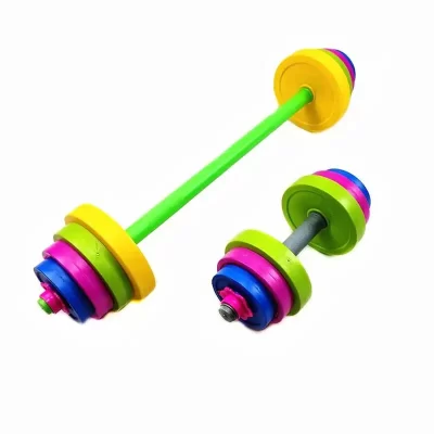 WolFAce-Conjunto de Barbell Ajustável para Crianças, Equipamento de Treino, Musculação, Haltere, Músculo, Ginásio, Início, Crianças