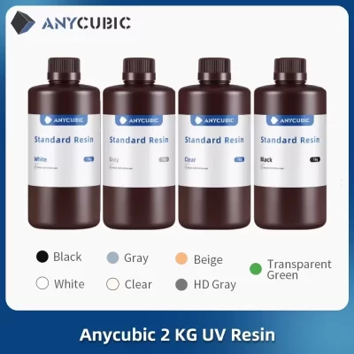 Anycúbico 405nm resina uv impressora 3d de alta precisão padrão resina impressão 3d diy estatuetas materiais para photon mono 5s pro