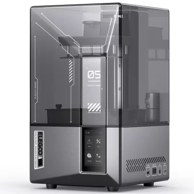 ELEGOO Mars 5 Ultra 9K MSLA Resina Impressora 3D com nivelamento automático e câmera inteligente AI, tamanho de impressão de alta velocidade 153,36 × 77,76 × 165 mm