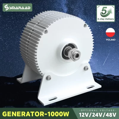 Gerador de turbina eólica pmg 1000w, 12v, 24v, 48v, 750 rpm, ac dc, dínamo magnético, turbina de água, hidro alternador, energia livre