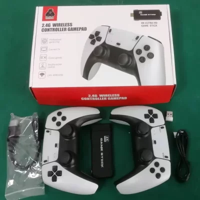 M8 pro consoles de jogos de vídeo 2.4g controladores sem fio simuladores 4k retro 20000 + jogos jogadores dobro jogo vara para o presente do miúdo
