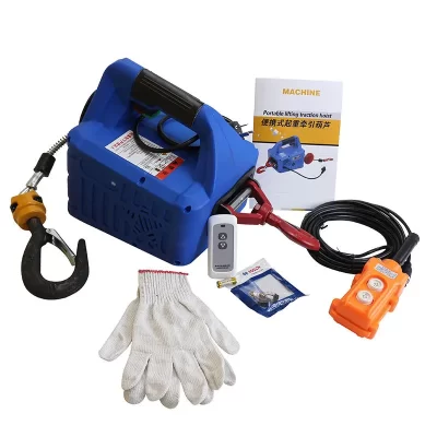 Guincho elétrico 3 em 1, guindaste portátil com controle remoto sem fio para proteção contra sobrecarga, 1100lbs/500kg, 1500w