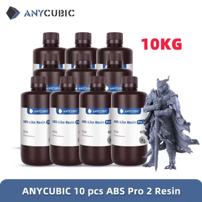 Anycubic ABS Like + 10kg Resina 3d UV de alta precisão 405nm para impressora 3d de resina de fóton Anycubic LCD SLA DLP Anycubic