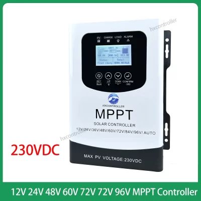230vdc mppt 40a 60a 80a controlador de carga do painel solar sistema fotovoltaico regulador de carregamento suporte wifi para 12v a 96v lifepo4 bateria