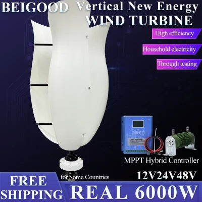 Gerador de energia alternativa para casa com controlador de carga MPPT Gerador de energia eólica CA trifásica para você Geração de eletricidade