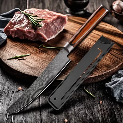 Faca de chef japonesa de aço damasco, 67 camadas, cutelo de carne, faca de cozinha, peixe, sushi, faca de corte, ferramentas de corte