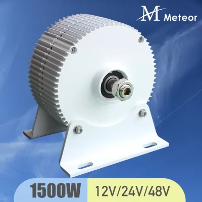 Gerador de Turbina Eólica com Ímã Permanente, Turbina de Água, Hidro Alternador, Energia Livre, Camping, 1000W, 1500W, 12V, 24V, 48V, PMG