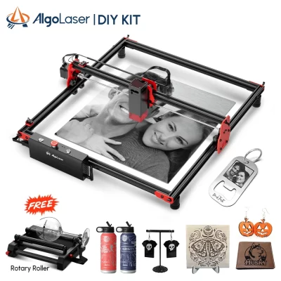 Algolaser kit diy 20w poderoso gravador a laser ferramentas de corte metal vidro wifi/pc madeira cnc laser gravura máquina corte impressora