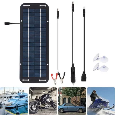 30w sistema de carregador solar ip65 bateria do carro painel solar kit carregamento 18v placa carregador bateria solar para carro rv barco motocicleta