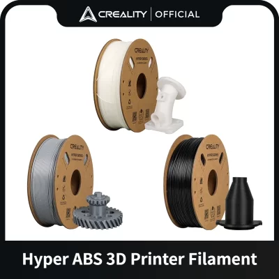 Filamento Creality Hyper ABS 1,75 mm para impressão de alta velocidade Impressão aberta conveniente, carretel de 1 kg (2,2 lbs) cabe na maioria das impressoras 3Dz