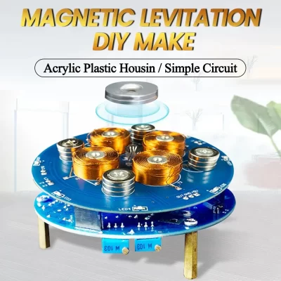 Diy kit de levitação magnética experimento pcb projeto de solda prática montagem de solda 50g/150g carga ímã diy kit eletrônico
