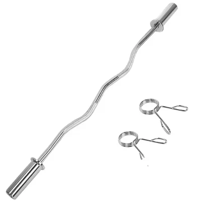 Barra de levantamento de peso sólida da barra de curvatura de 47 ''Barbell Triceps Bar 2 polegadas