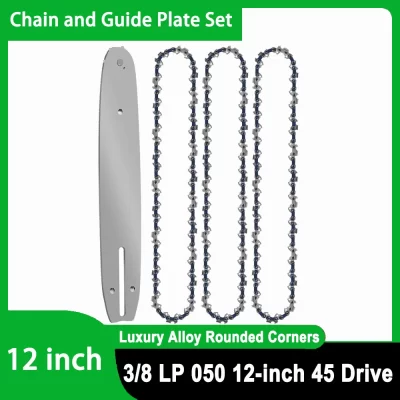 12 Polegada 3/8 "lp 0.050" corrente de motosserra 45 link de acionamento portátil serra elétrica mini motosserra log viu lâmina poda corrente de serra