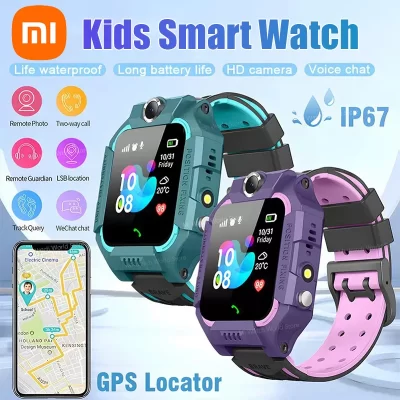Xiaomi crianças 4g relógio inteligente sos localização gps cartão sim chamada câmera criança smartwatch câmera à prova dwaterproof água presente para ios android