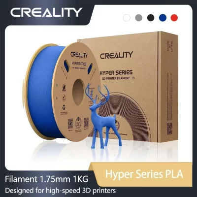 Creality hyper série pla filamento 1kg alta precisão resfriamento mais rápido melhor fluidez resistência à umidade não tóxica para impressora 3d