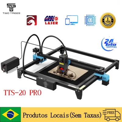 Twotrees 130w cnc máquina de gravação a laser TTS-20 pro app wifi controle vidro metal gravador a laser madeira máquina corte couro