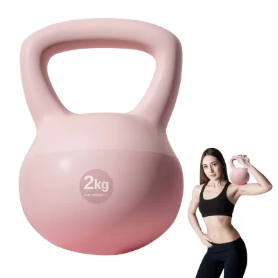 Mulheres kettlebell pesos 4.4 lb aperto largo kettlebell treinamento de força kettlebells para treino de corpo inteiro treinamento de levantamento de peso