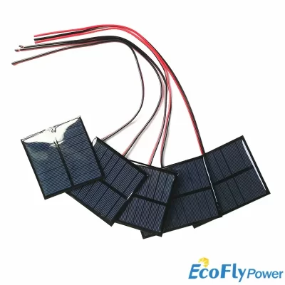 1 peça 4v 5v 5.5v painel solar 1w 1.6w 150ma 160ma 200ma 250ma 500ma com fio mini sistema solar diy para carregador de telefone celular de bateria