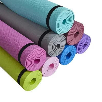 Tapete de yoga grosso de 3mm-5mm, antiderrapante, esportivo, fitness, eva, espuma confortável, tapete para exercícios, ioga e pilates, ginástica
