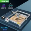 LASER TREE K1 PRO 30W 40W Máquina de gravação e cortador a laser, área de gravação 400x400mm, ferramentas para trabalhar madeira CNC para MDF/acrílico preto