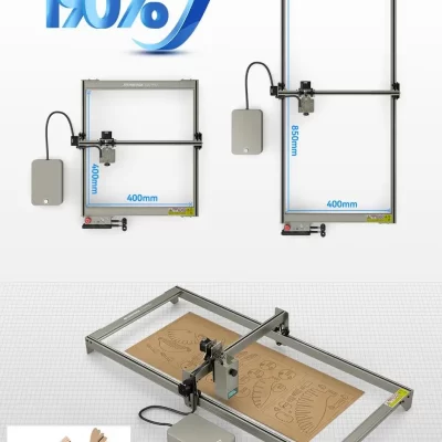 Kit de extensão atomstack maior área de gravação para a5/x7/x20pro kit expansão da máquina de gravação a laser alta precisão 850*410mm